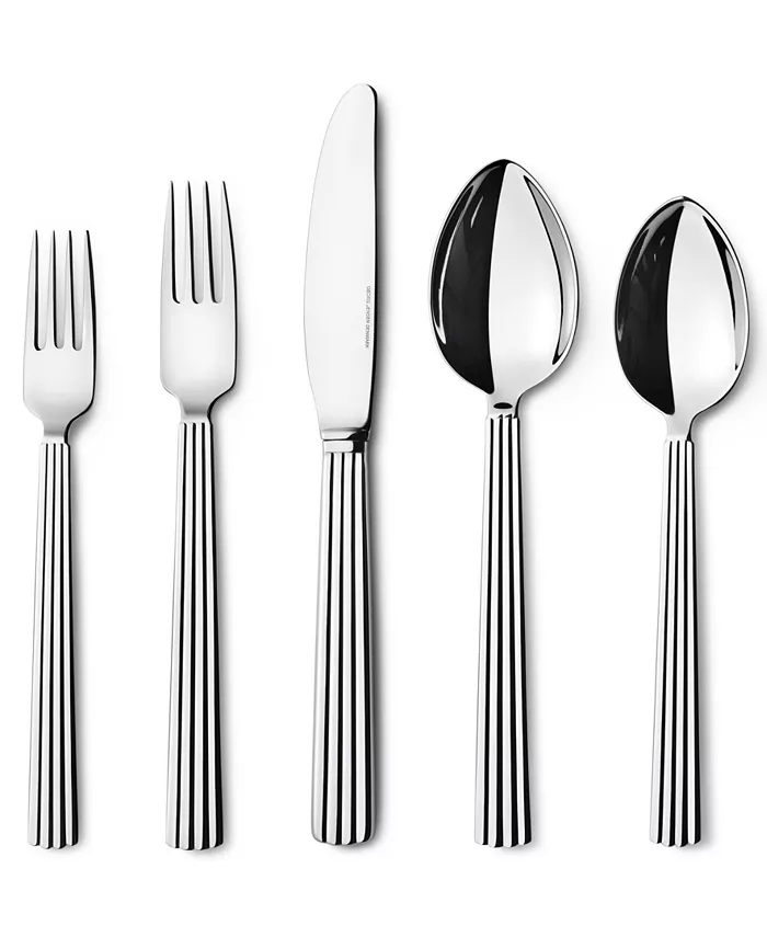 Georg Jensen Bernadotte Cutlery Gift box， 5 Piece - Mycitystee
