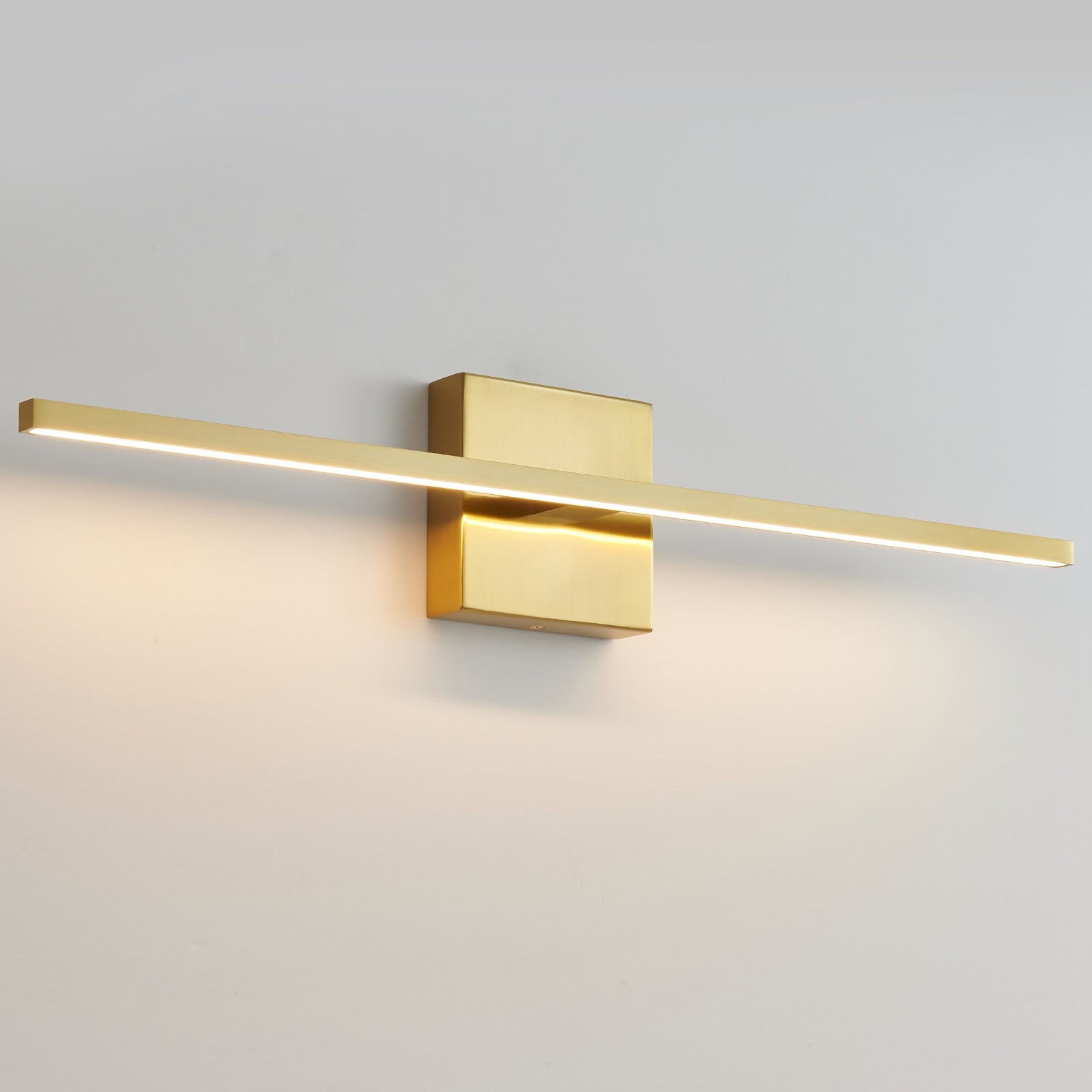 Gold LED Bathroom Vanity Lights Fixtures Over Mirror 24 inch - Mycitystee