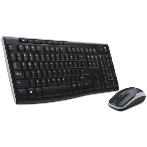 Logitech Wireless Combo MK270， 2.4 GHz Frequency/33 ft Wireless Range， Black (920004536) - Mycitystee
