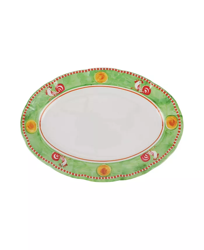 VIETRI Melamine Campagna Gallina Oval Platter - Mycitystee