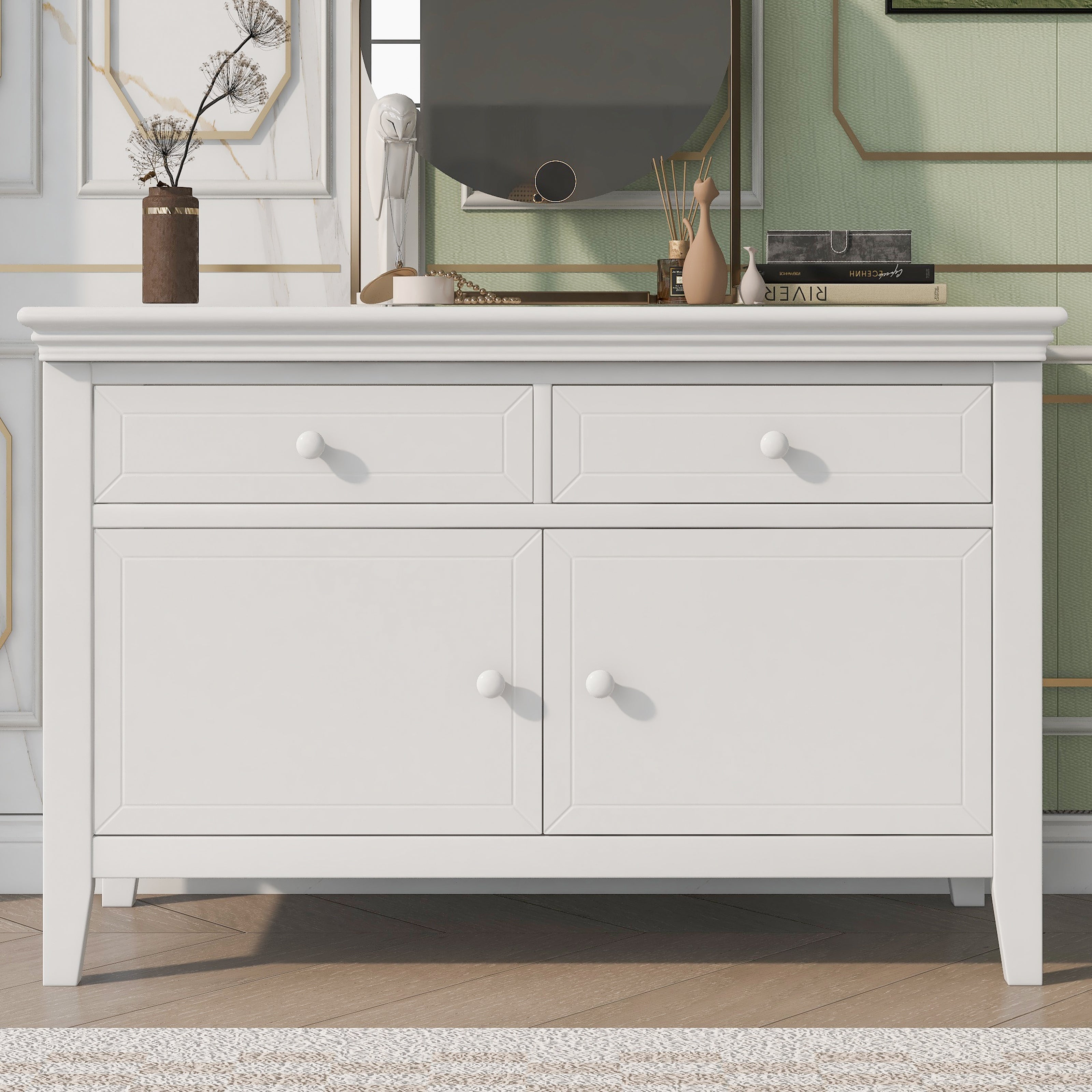 Modern Solid Wood Dresser with Ample Storage Space - - 36950146 - Mycitystee