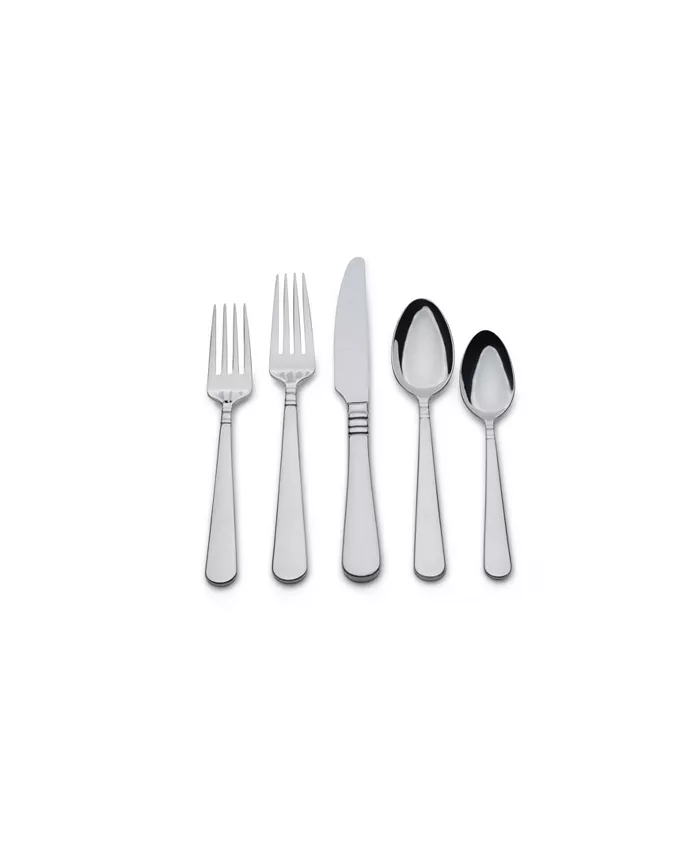 Chefs Harlow 18 10 Stainless Steel 20 Piece Flatware Set， Service for 4 - Mycitystee