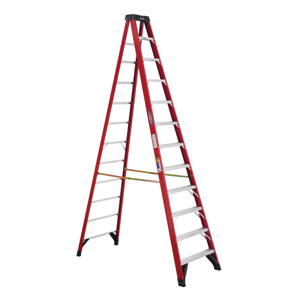 12 Ft. Type IAA Fiberglass Step Ladder - Mycitystee