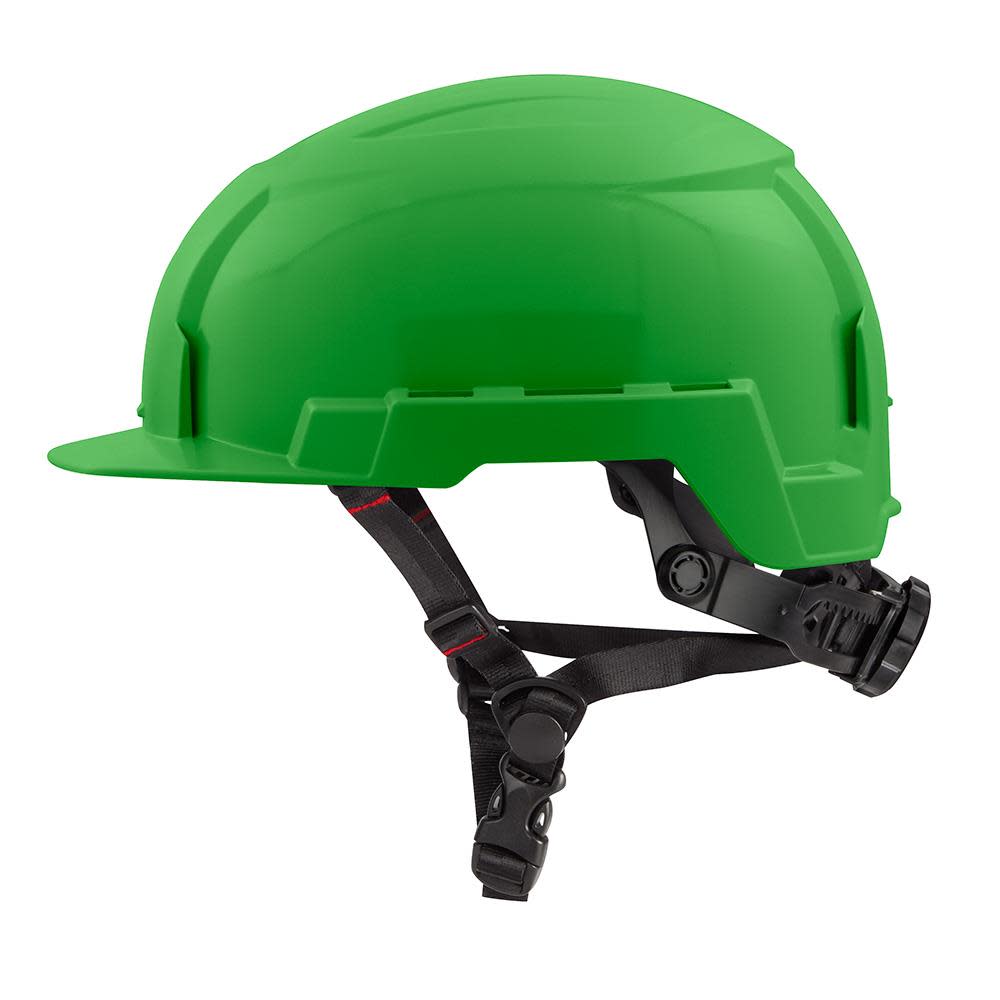 Milwaukee Green Front Brim Helmet with BOLT Class E 48-73-1327 from Milwaukee - Mycitystee