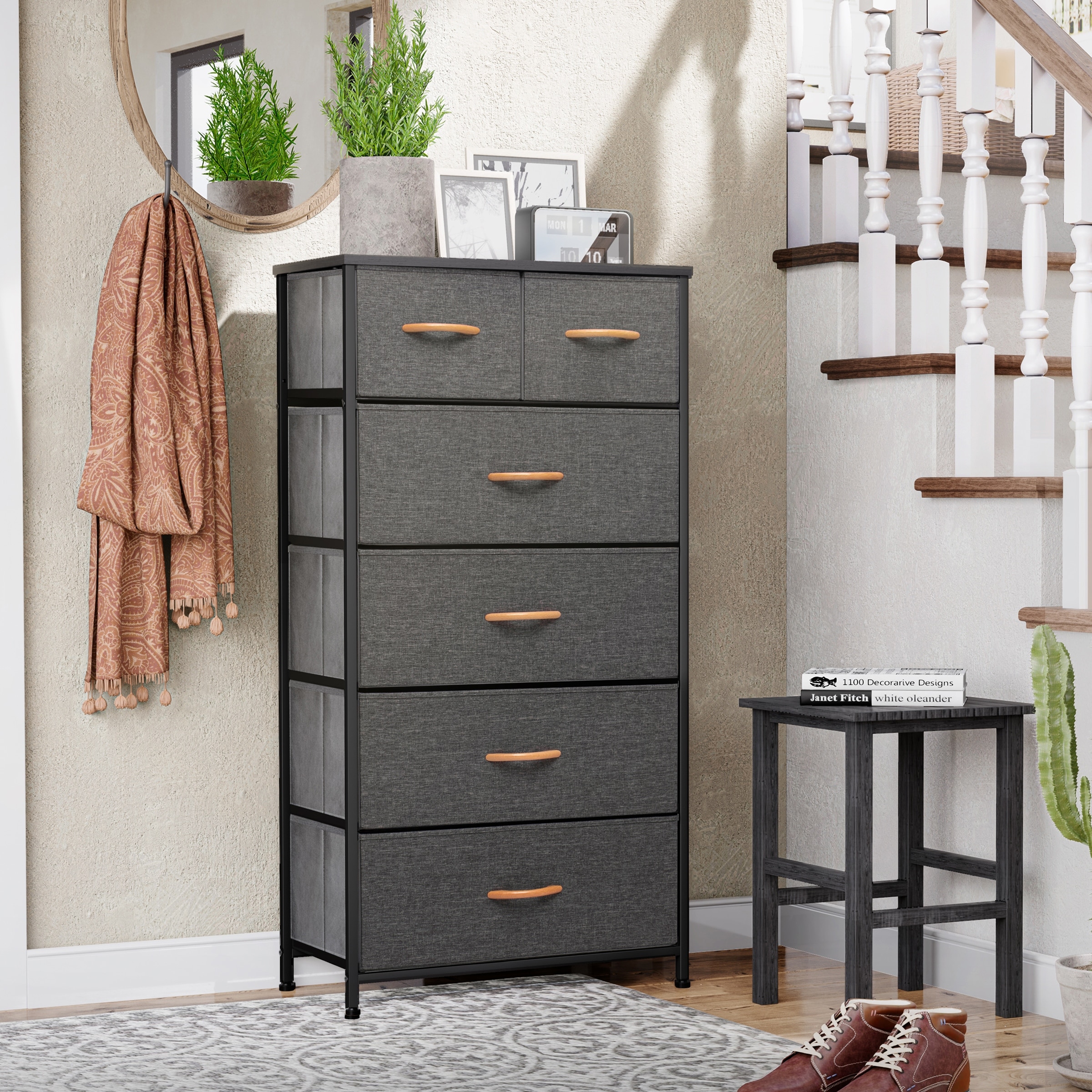 6-drawer Chest Vertical Dresser Storage Tower by Crestlive Products - - 31806455 - Mycitystee