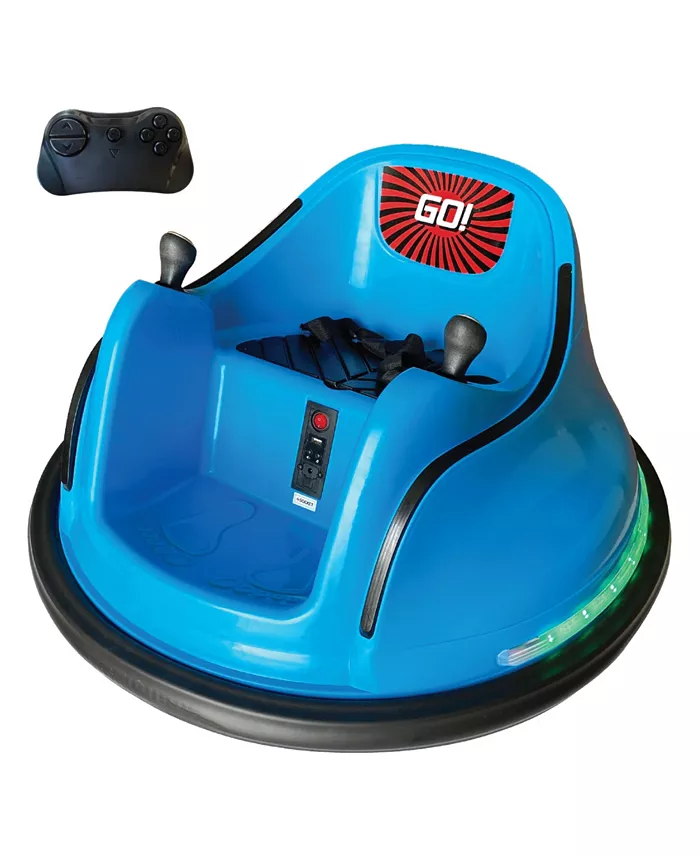 The Bubble Factory Electric Remote Control Kids Ride-On Bumper Car - Lights and Music - Mycitystee