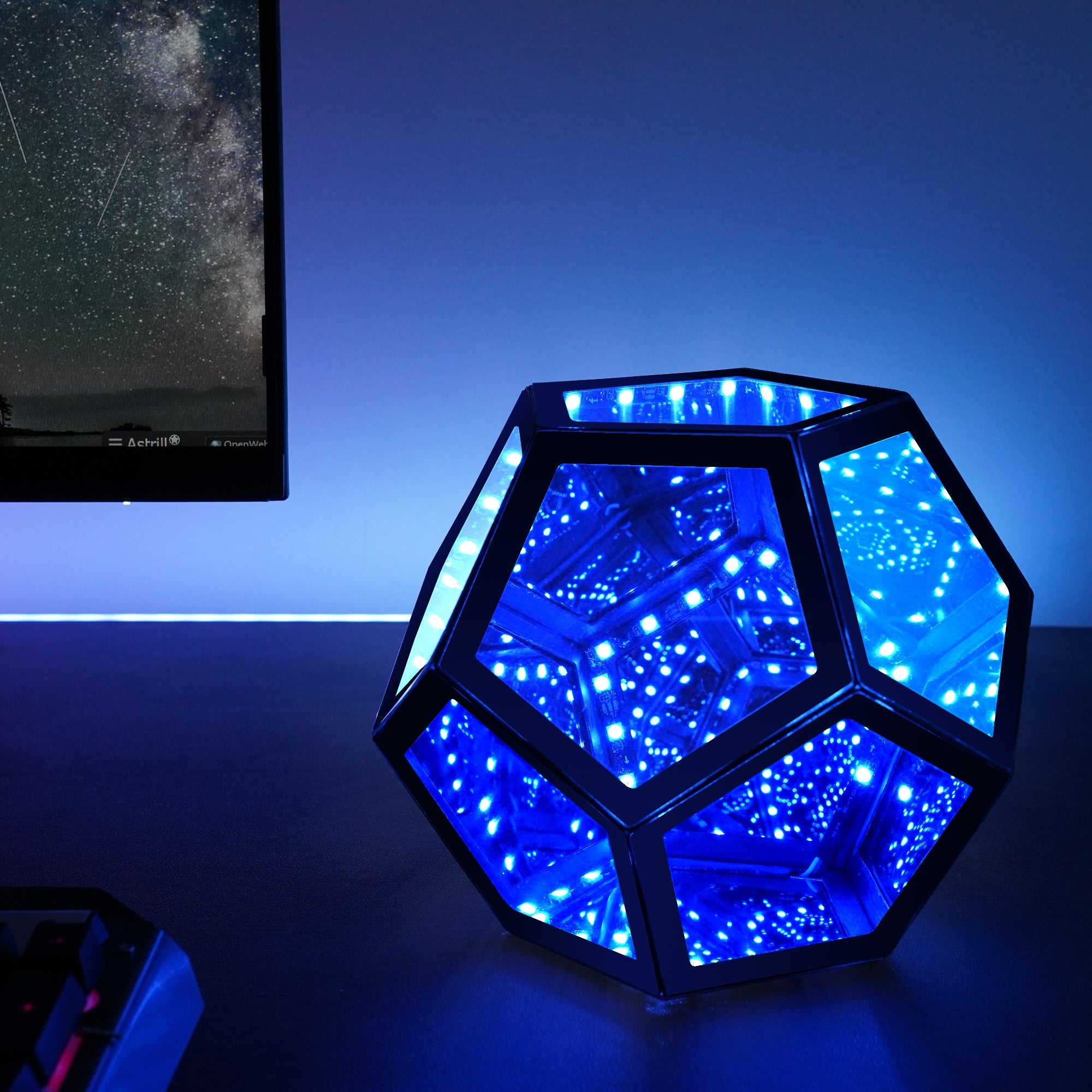 Infinity Dodecahedron Magic Table Lamp - Mycitystee