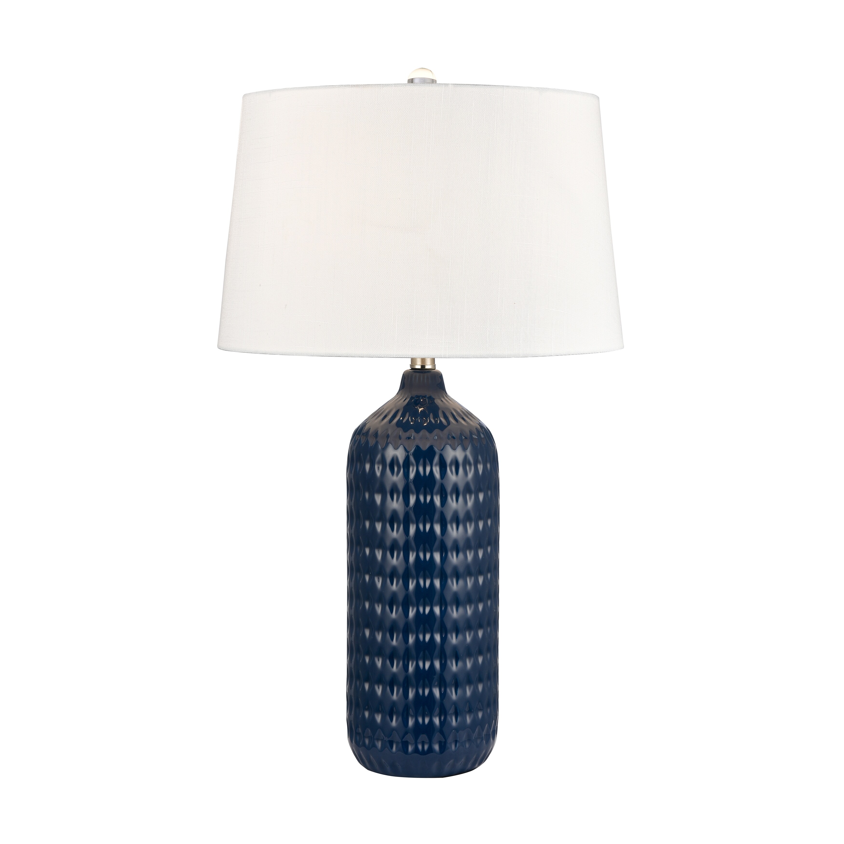 Darby 28'' High 1-Light Table Lamp - Navy - Mycitystee