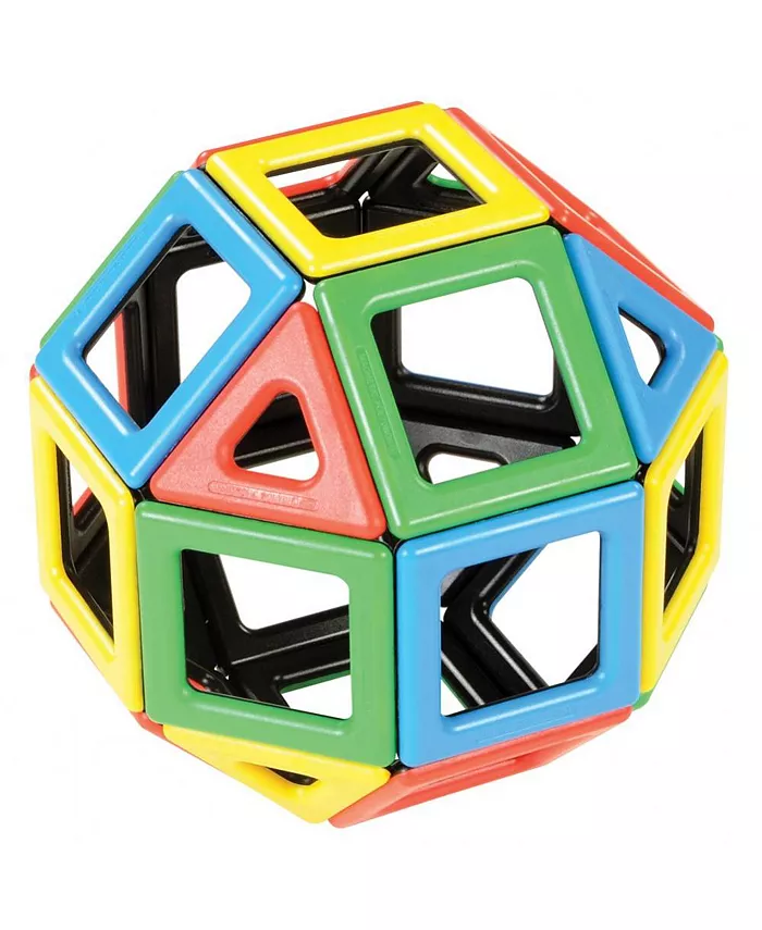 Polydron International BVI LTD Magnetic Polydron Starter Set - 32 Pieces - Mycitystee