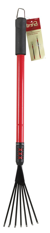 Bond 37 in. 9 Tine Steel Fan Rake Steel Handle - Mycitystee