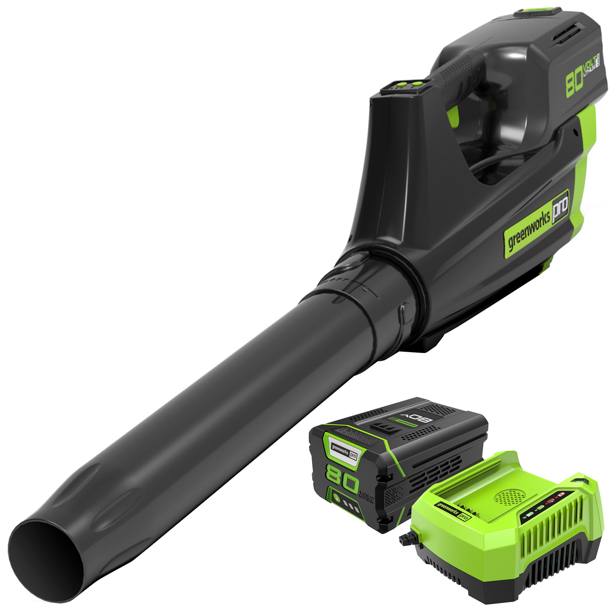 80V 500 CFM Leaf Blower  Battery | Greenworks Tools - Mycitystee