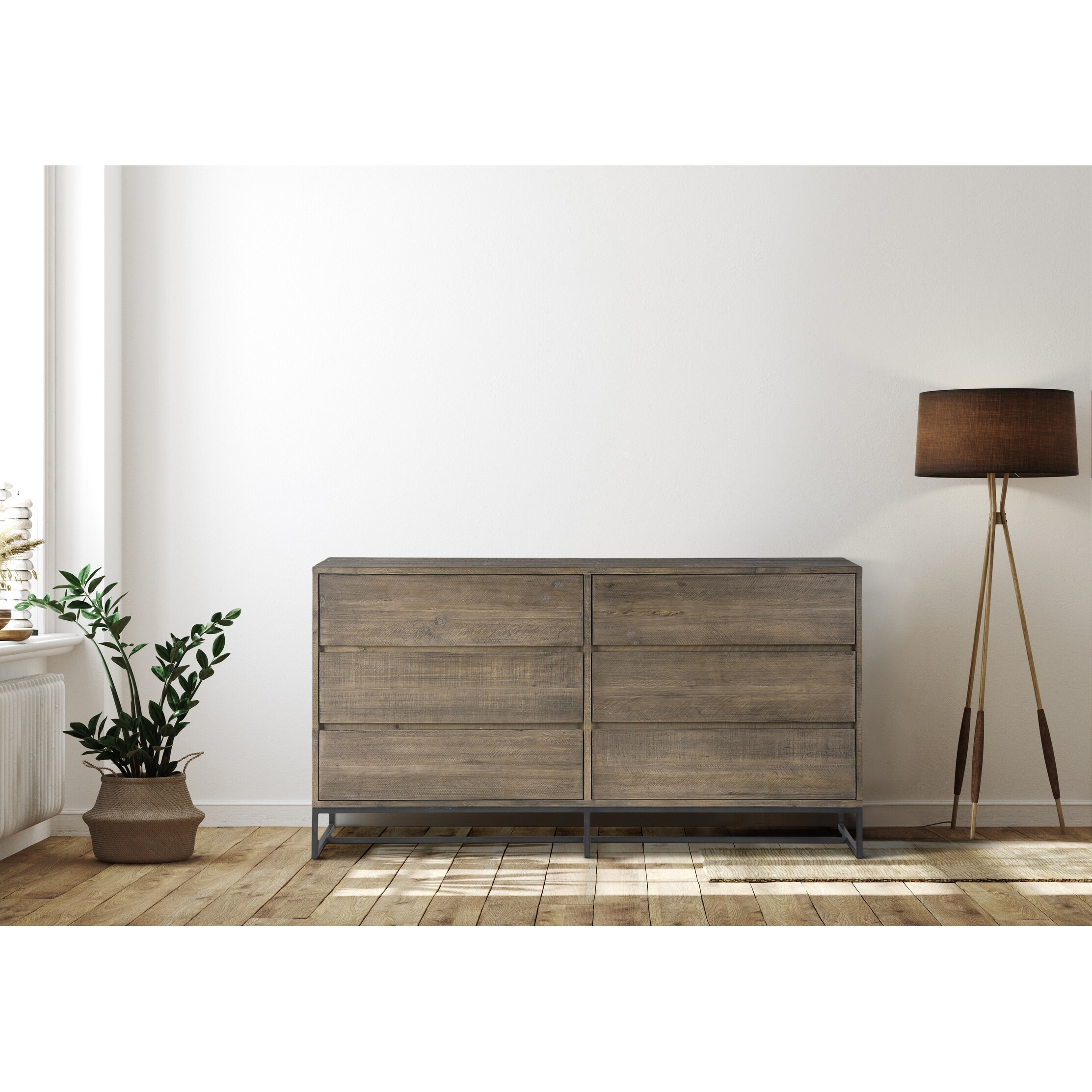 Macari Elga Modern Solid Wood 6-drawer Dresser - - 36354553 - Mycitystee