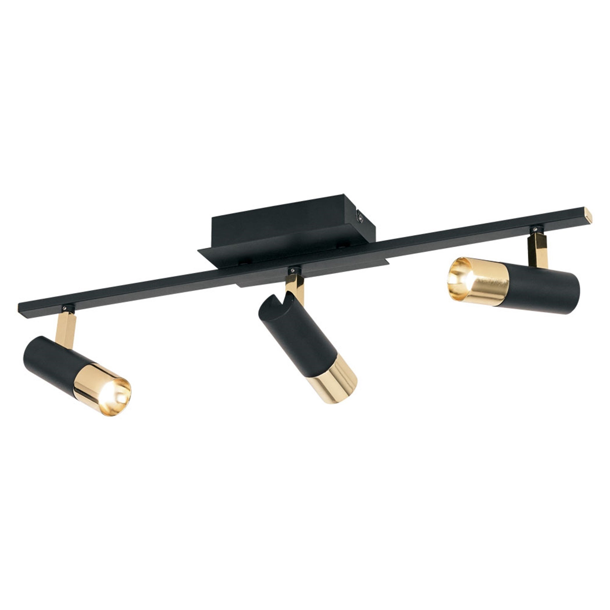 Tomares 3-Light LED Fixed Track Flush Wall Mount with Adjustable Shades - Mycitystee