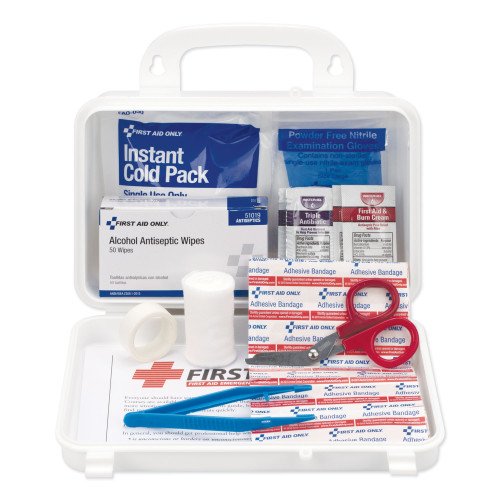 PhysiciansCare First Aid Kit for Use by Up to 25 People， 113 Pieces， Plastic Case (25001) - Mycitystee