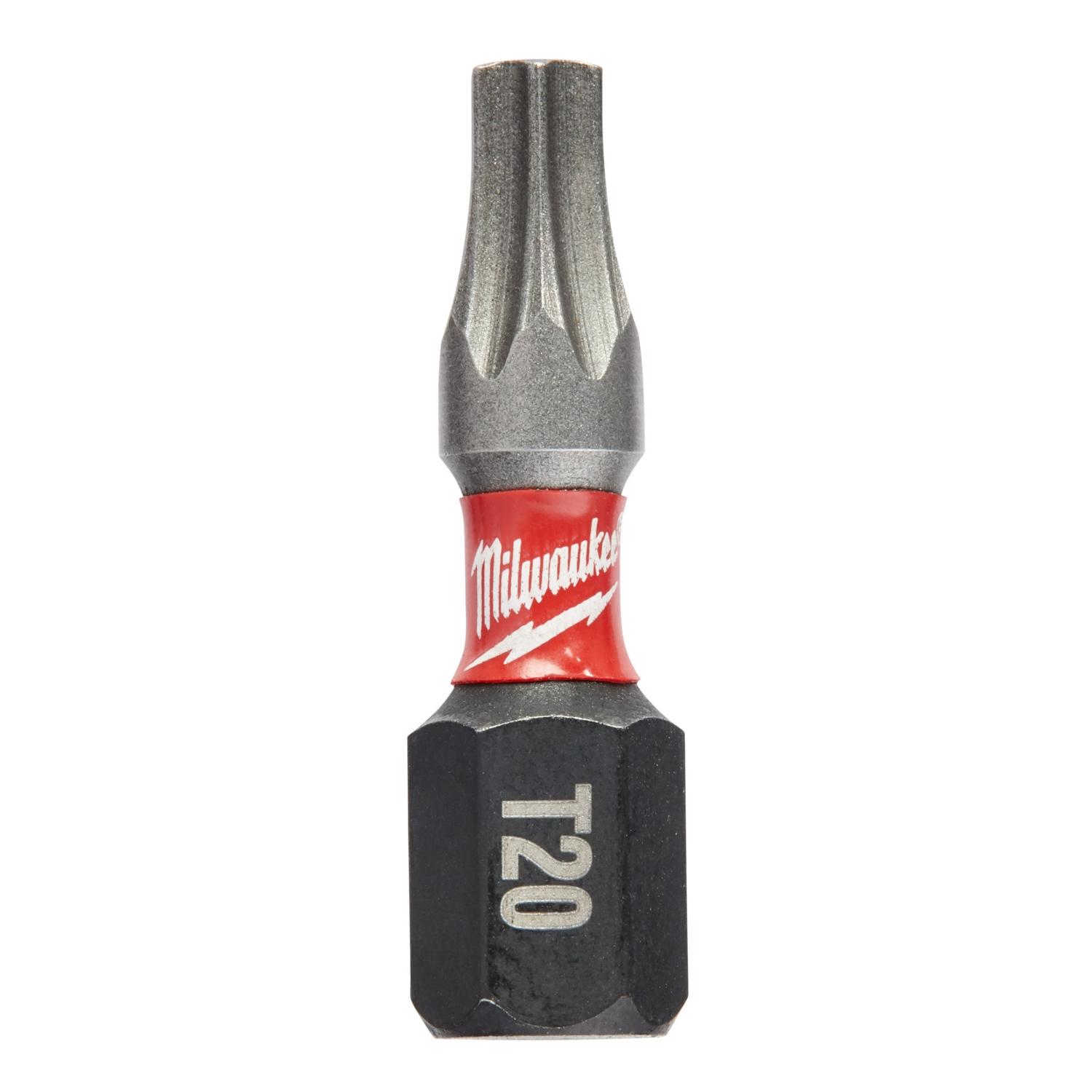 Milwaukee Shockwave Torx T20 X 1 in. L Insert Bit Steel 2 pk - Mycitystee