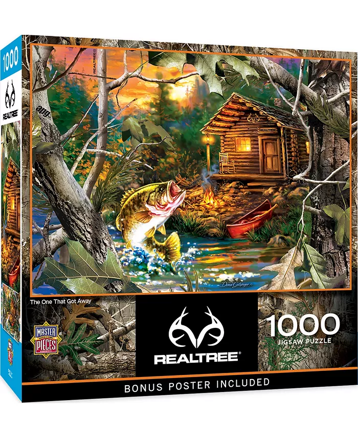 MasterPieces Puzzles Realtree - The One That Got Away 1000 Piece Jigsaw Puzzle - Mycitystee