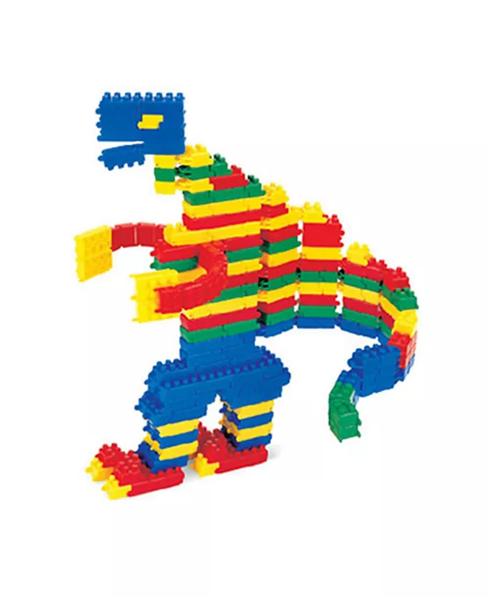 Flexitoys Flexiblocks Jumbo Building Set with Unique Pivoting Action - 373 Pcs - Mycitystee