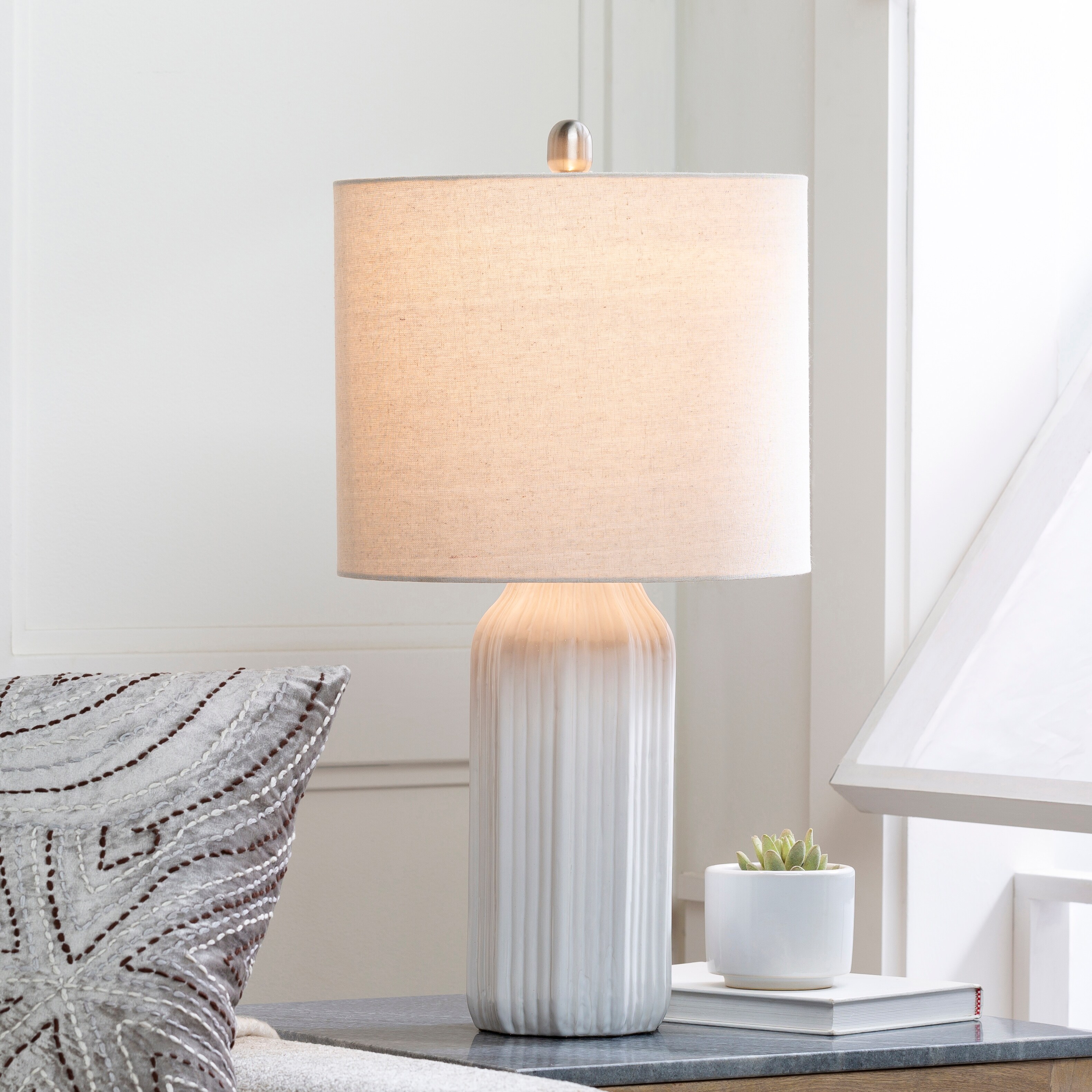 Artistic Weavers Enric Contemporary Ceramic 24-inch Table Lamp - 24