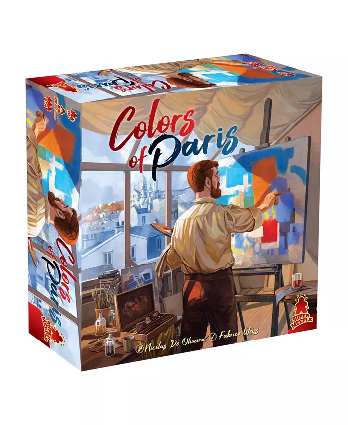 Super Meeple Colors of Paris Strategy Board Game - Mycitystee