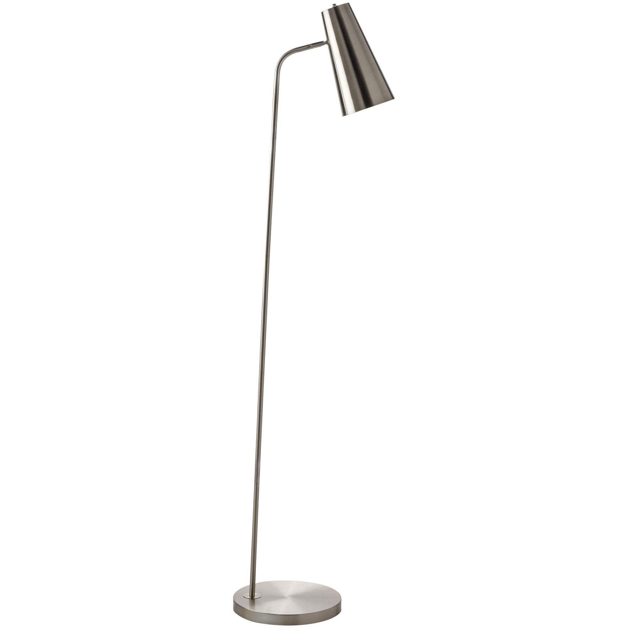 Liliya Brushed Metal Modern 66-inch Tall Floor Lamp - Mycitystee