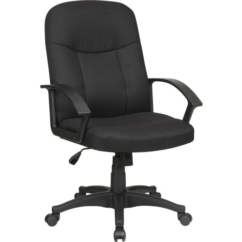 Lorell Executive Fabric Mid-Back Chair (84552) - Mycitystee
