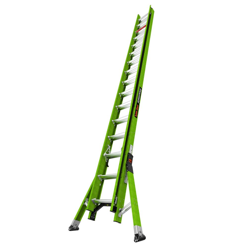 HyperLite SumoStance 32 ft Type IA Fiberglass Extension Ladder - Mycitystee