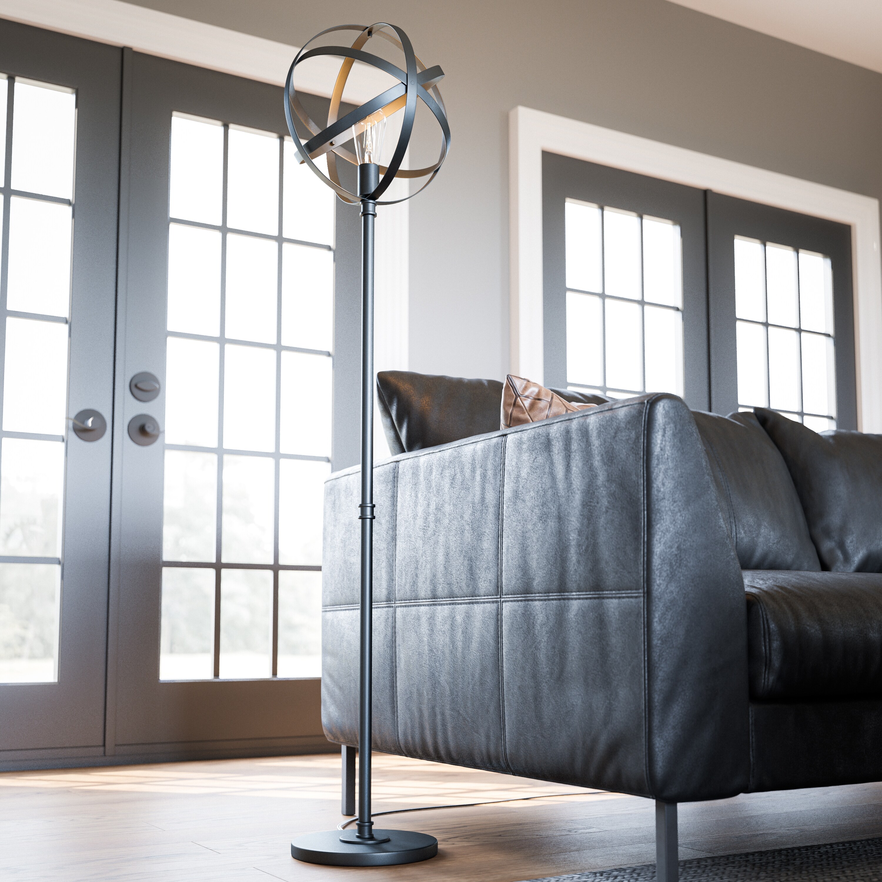 Gyroscope Black Floor Lamp - Mycitystee