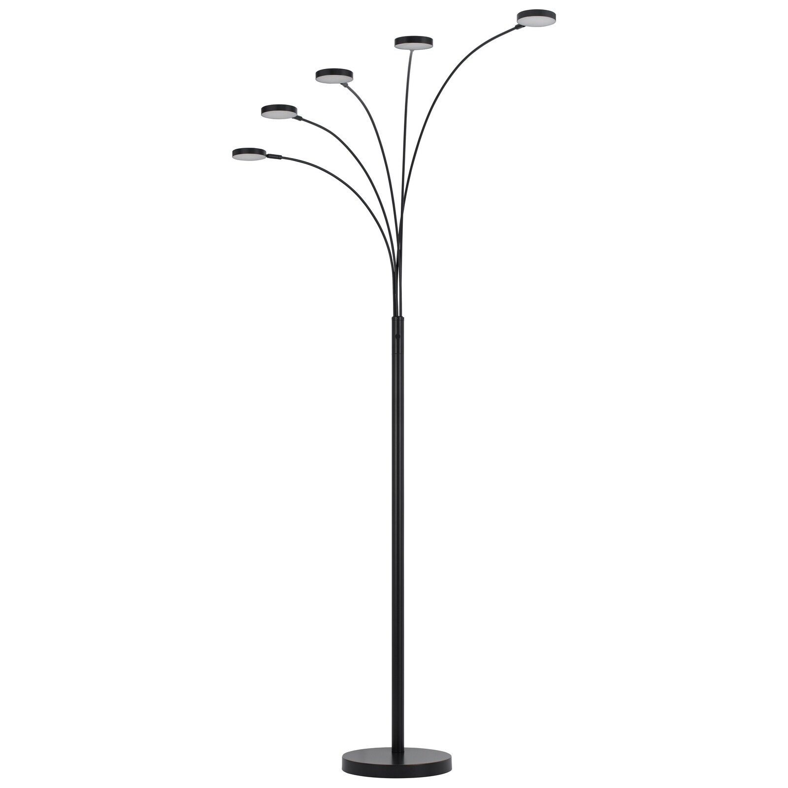Malibu Intergrated LED 8W x 5 metal arc floor lamp - Mycitystee