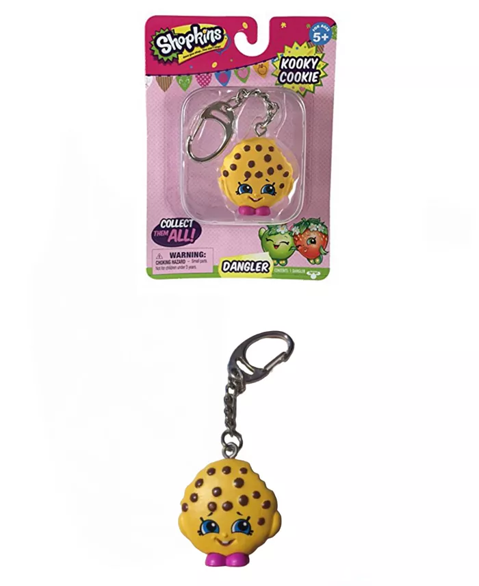 Shopkins Dangler Kooky Cookie Single Pack Keychain - Mycitystee