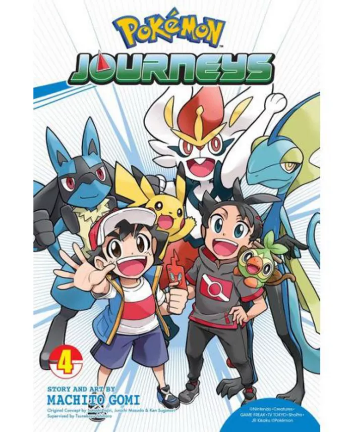 Barnes Noble Pokemon Journeys， Vol. 4 by Machito Gomi - Mycitystee