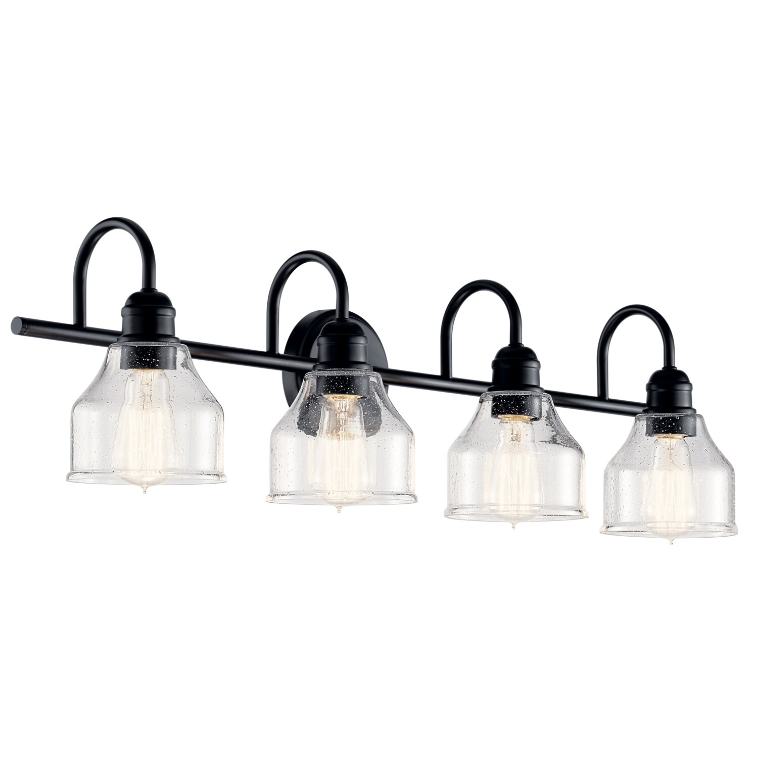 Kichler Lighting Avery 33.5 in. 4-Light Black Vanity Light - Mycitystee