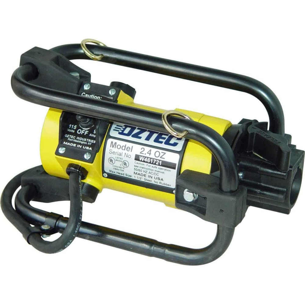 Oztec Concrete Vibrator Electric Motor with Quick Disconnect System 115V 17A 2.25HP - Mycitystee
