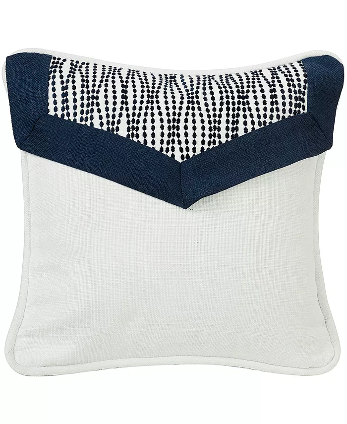 HiEnd Accents White Linen 18x18 Decorative Pillow - Mycitystee