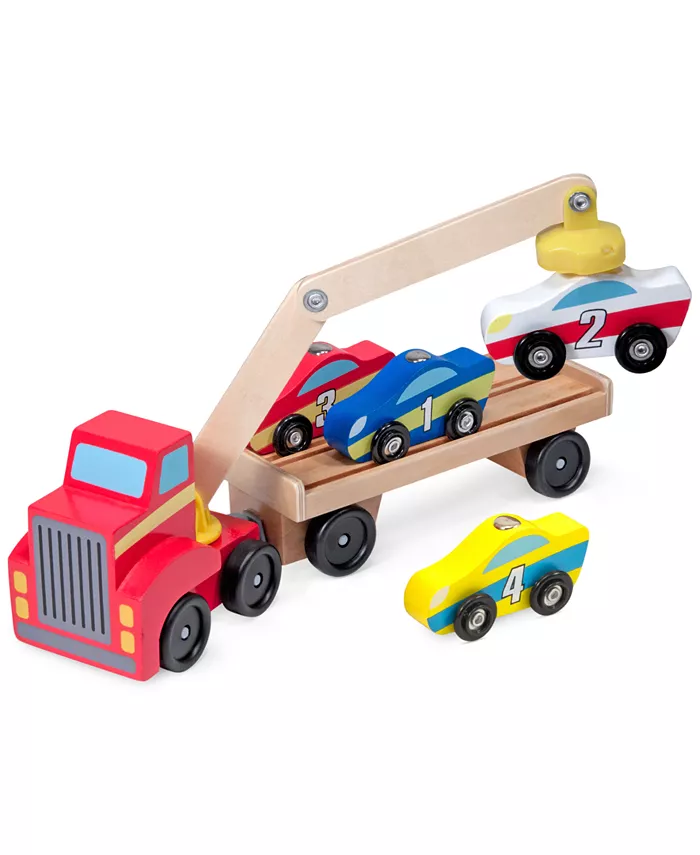 Melissa and Doug Kids' Magnetic Car Loader Toy - Mycitystee