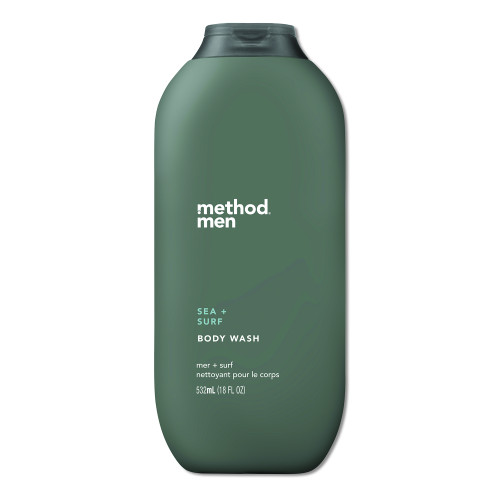 Method Mens Body Wash， 18 oz， Sea and Surf， 6/Carton (01861) - Mycitystee