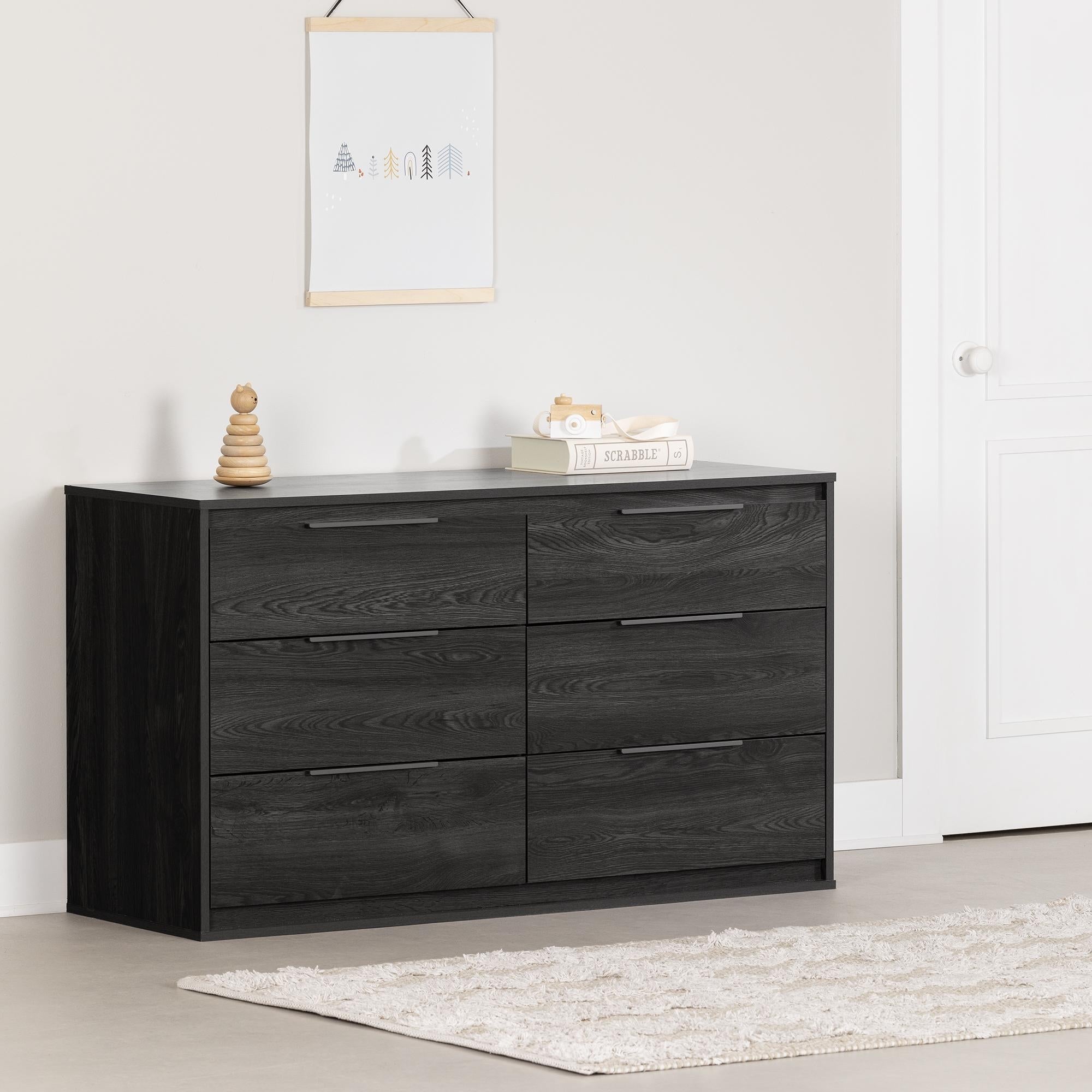 South Shore Hourra 6-Drawer Double Dresser - - 37251641 - Mycitystee