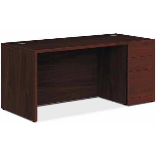 HON 10500 Series Mahogany Laminate Office Desking (105897RNN) - Mycitystee