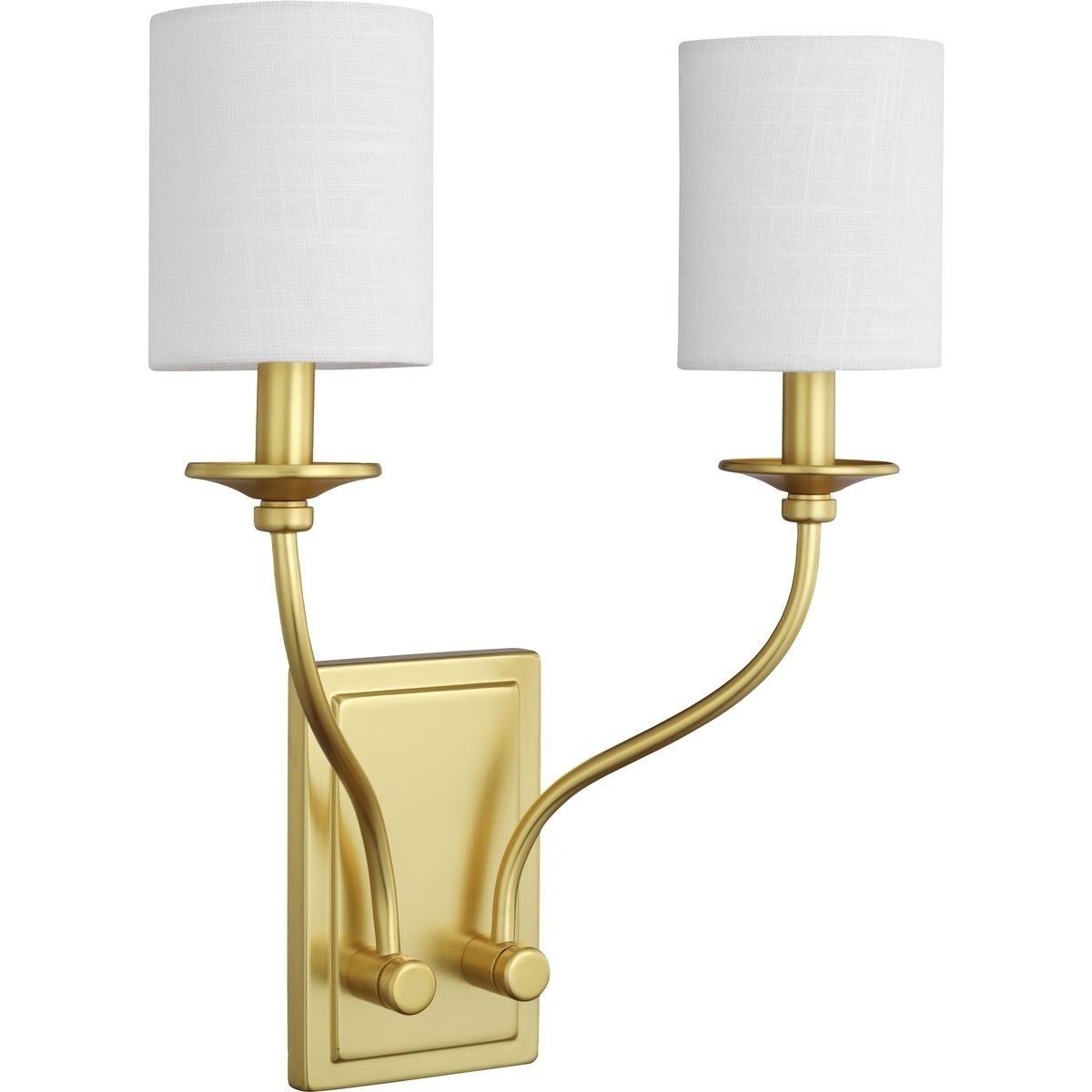 Bonita Collection Satin Brass Two-Light Wall Sconce - 14.170
