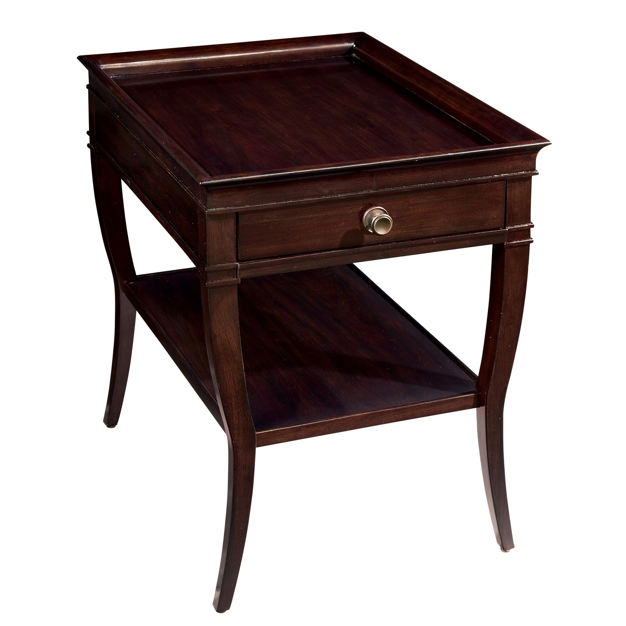 Rectangular Solid Wood End Table - Central Park - Mycitystee