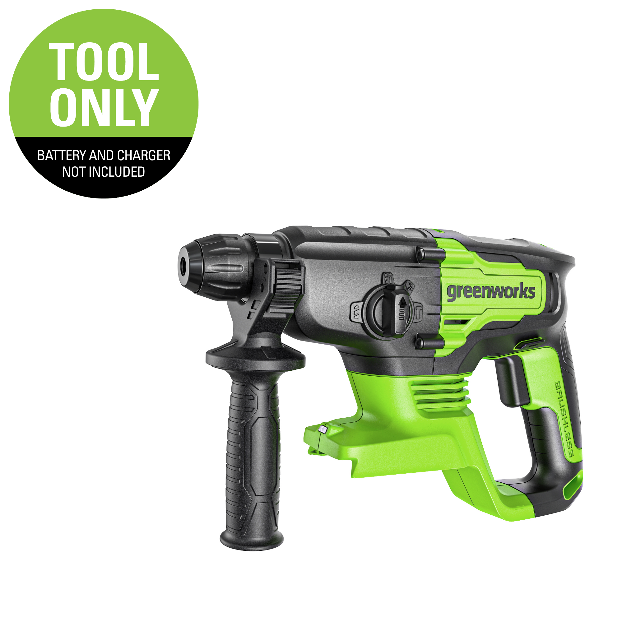24V Brushless SDS-Plus Rotary Hammer | Greenworks Tools - Mycitystee