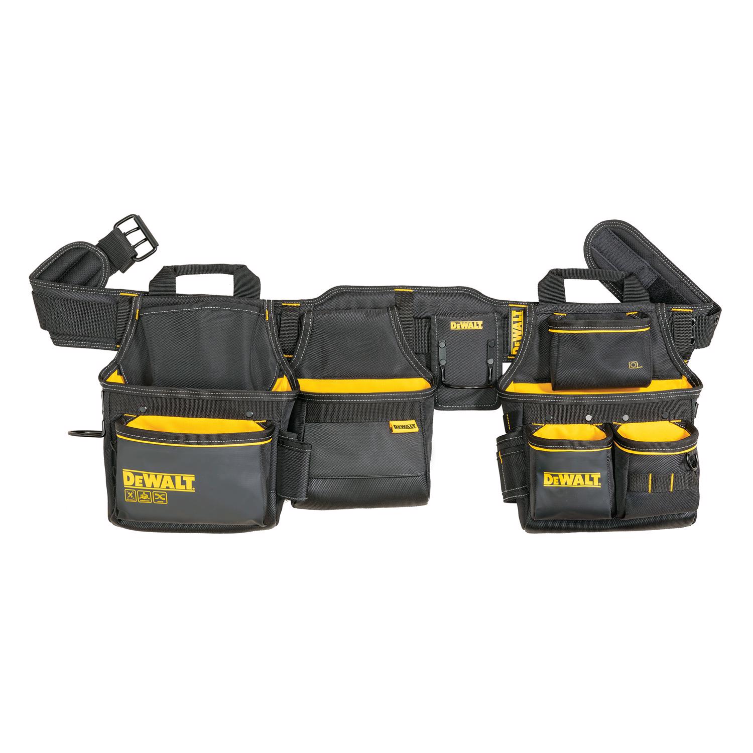 DeWalt 26 pocket Ballistic Nylon Professional Tool Rig Black/Yellow - Mycitystee