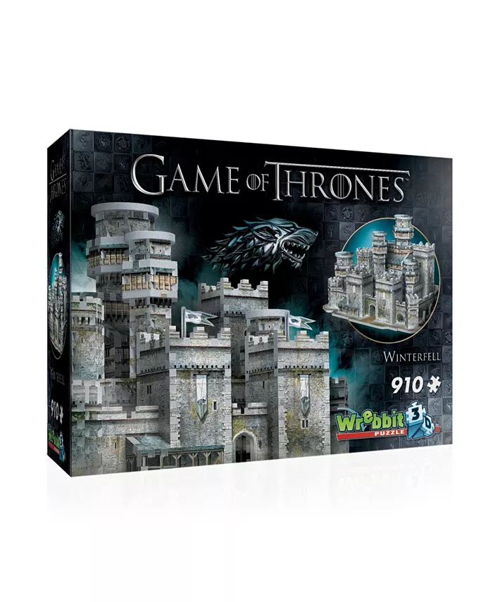 MasterPieces Puzzles Wrebbit Game Of Thrones - Winterfell 3D Puzzle- 910 Pieces - Mycitystee