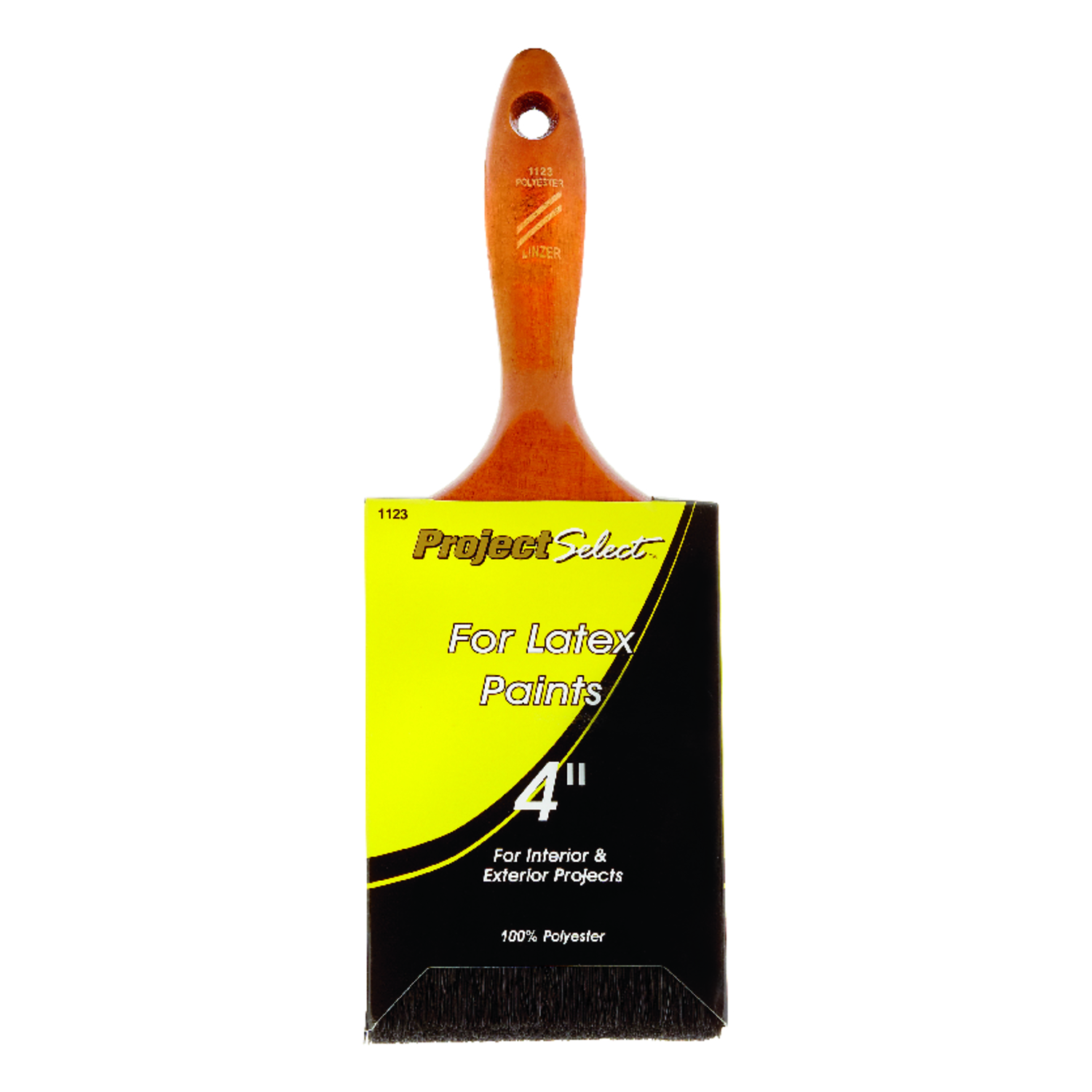 Linzer Project Select 4 in. Flat Paint Brush - Mycitystee