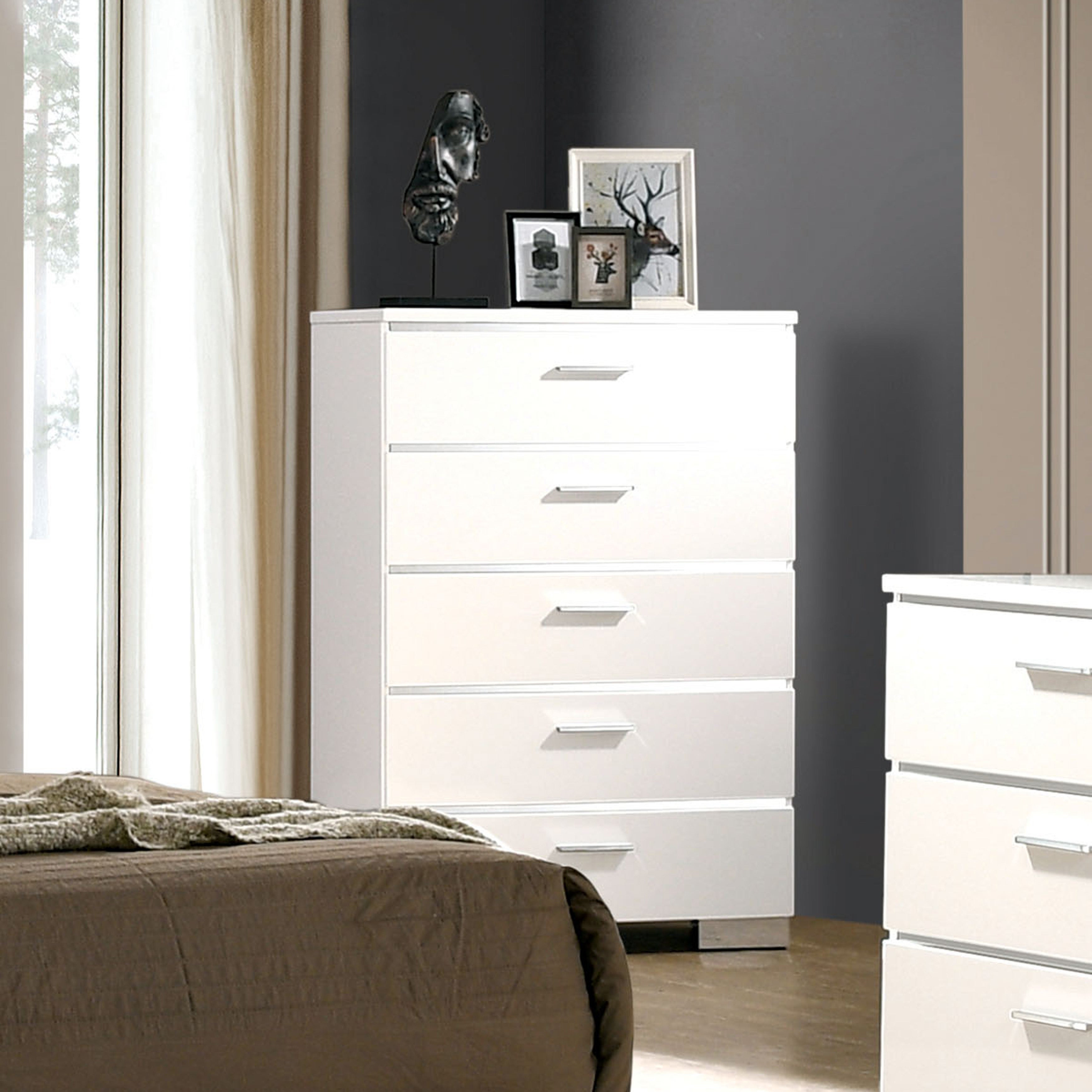 Carbon Loft Champs Modern 5-drawer Chest - - 23440911 - Mycitystee