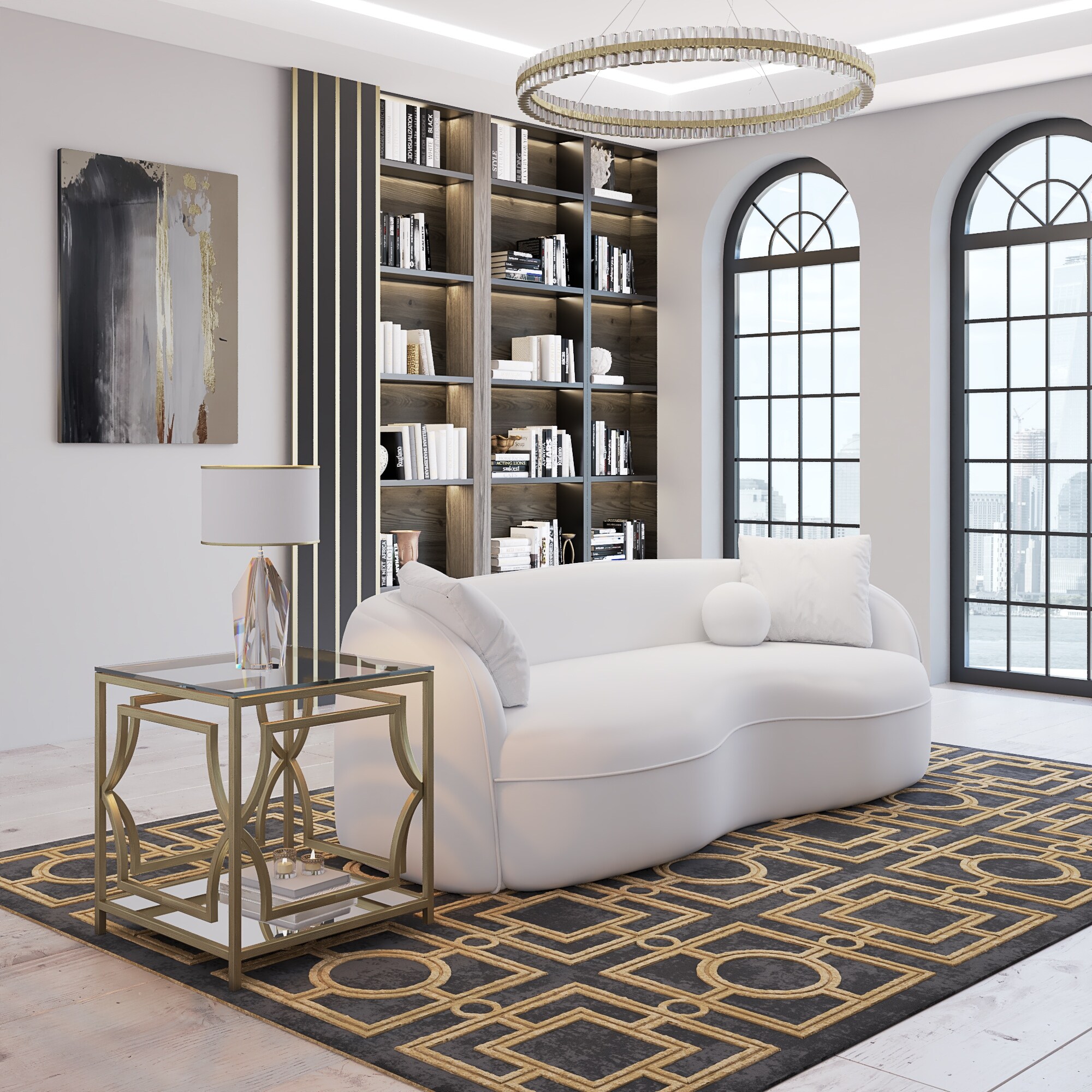 Edward Side Table Brass. - Mycitystee