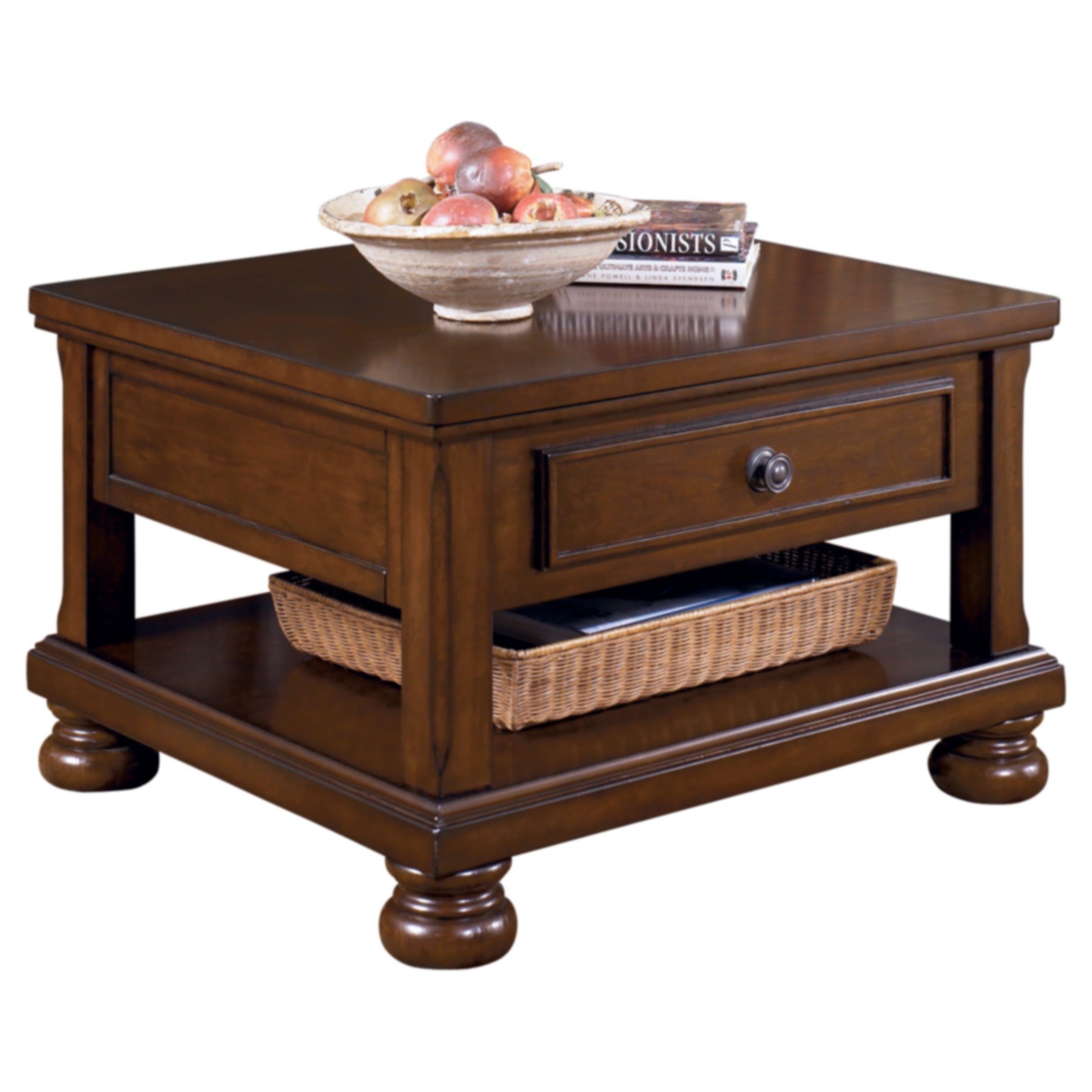 Signature Design by Ashley Porter Brown Lift-top Cocktail Table - Mycitystee