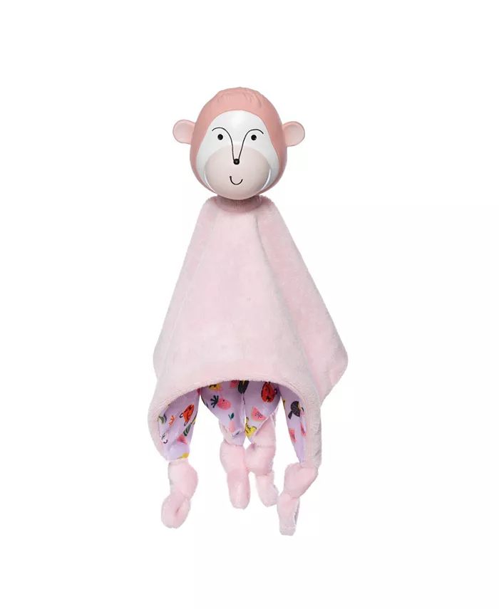 First and Main Manhattan Toy Company Fruity Paws Momo Monkey Baby Soothing Lovie with Head Teething Toy - Mycitystee