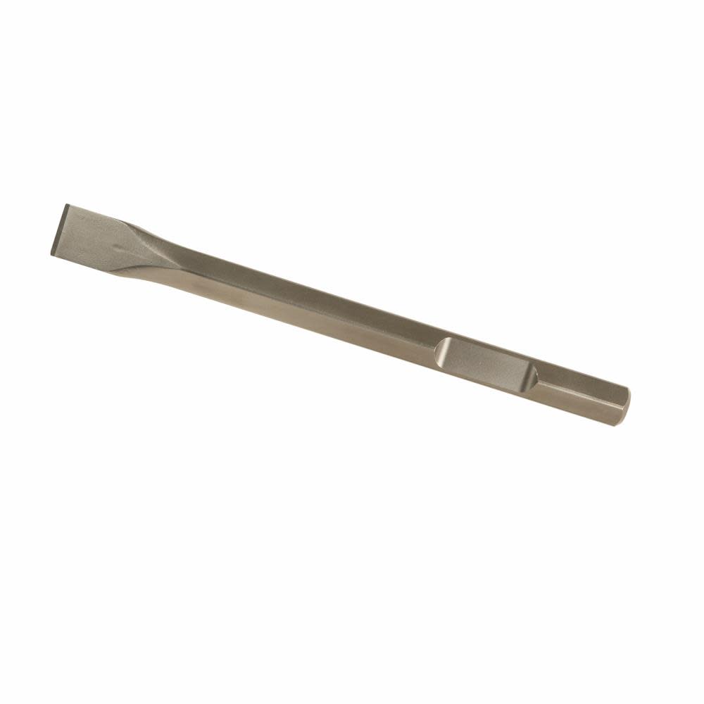 16 In. Flat Chisel 1-1/8 In. Hex Hammer Steel - Mycitystee