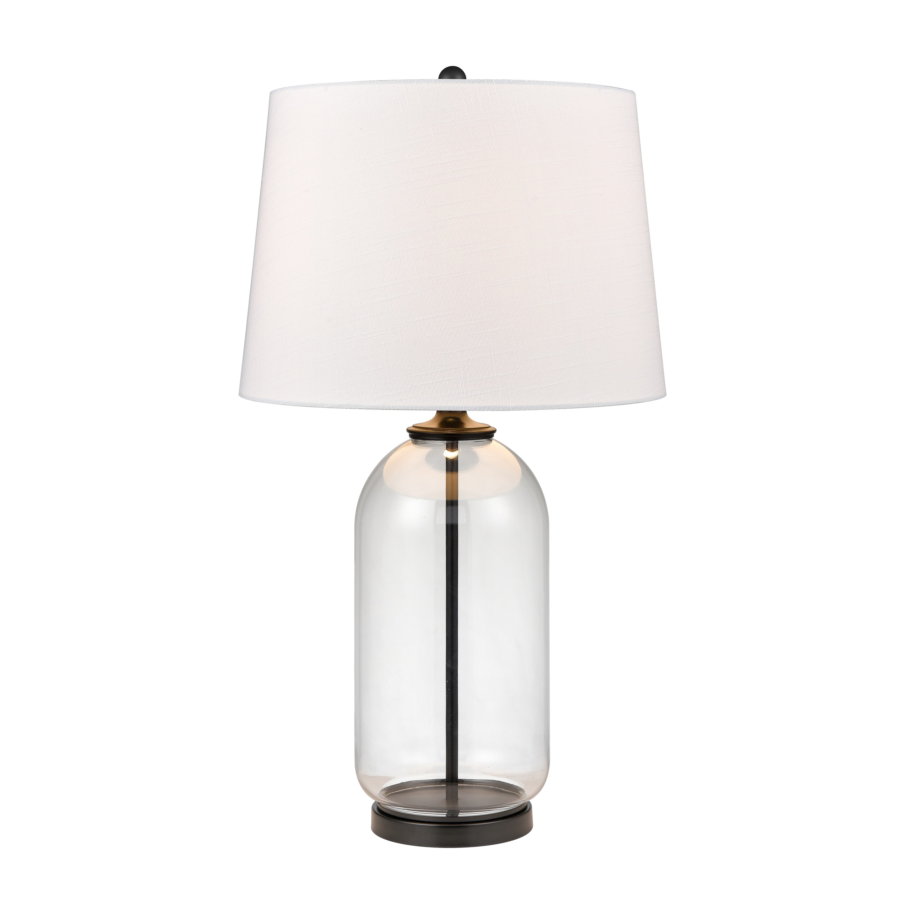 Lunaria 31'' High 1-Light Table Lamp - Clear - Mycitystee