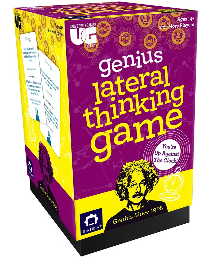 University Games Einstein Genius Lateral Thinking Game Set， 215 Piece - Mycitystee